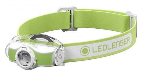 Фонарь налобный Led Lenser MH3 зеленый/белый лам.: светодиод  200lx AAx1 (501593)