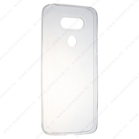 Накладка силиконовая ультра-тонкая для LG G5 прозрачная