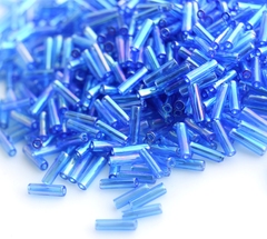 Стеклярус 6мм Миюки, 0261 Light Sapphire AB