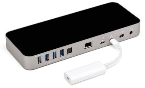 Решение по подключению OWC Thunderbolt 2 Dock Solution с адаптером Apple