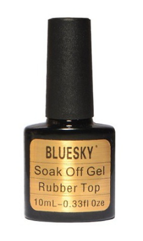 BlueSky Каучуковый Топ с липким слоем (Soak Off Gel Rubber Top) 10 мл