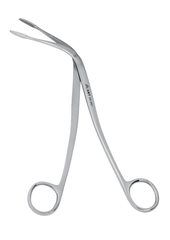 Щипцы гортанные для извлечения инородных тел изогнутые