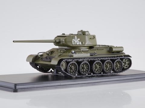 Tank T-34-85 khaki 1:43 Start Scale Models (SSM)