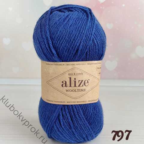 ALIZE WOOLTIME 797, Синий