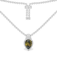 ac5148-kole-zmeya-serpenti-iz-serebra-s-cirkonom-cveta-haki