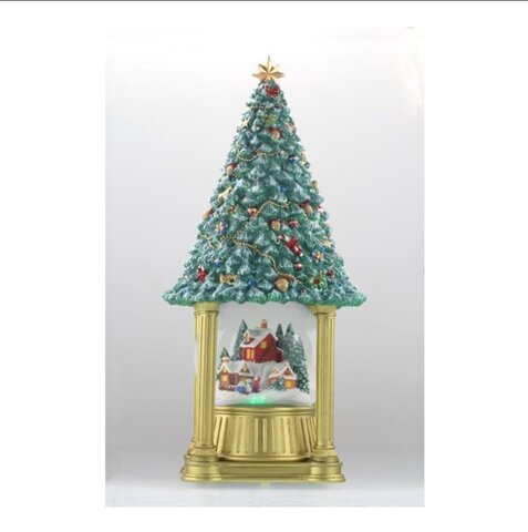 Музыкальная шкатулка 20см Musicbox Kingdom Christmas tree Рождетсвенская елка
