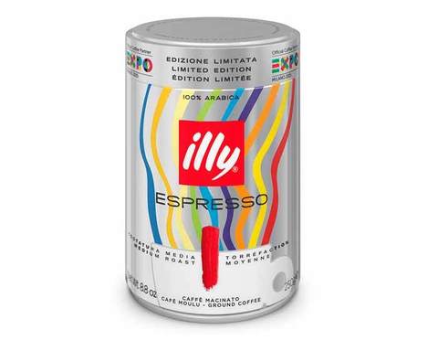 Кофе молотый Illy Caffe Espresso colored Expo Milano, 250 г