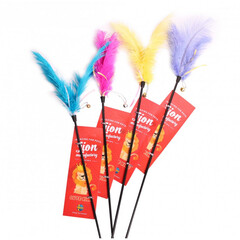 Lion Дразнилка-удочка для кошек Страус, 60см