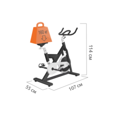 Велотренажер спин-байк PROXIMA VELOS