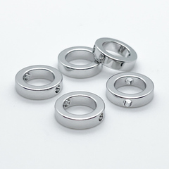 Коннектор-рамка Круг, цвет серебро (родий), размер 12 мм, внутренний диаметр 8 мм, цена за 1 шт