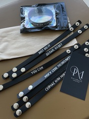 Браслет с индивидуальным текстом