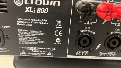Crown XLi 800 усилитель
