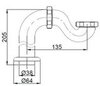 BelBagno BB04 Отдельностоящая, классическая акриловая ванна 1700x800x830