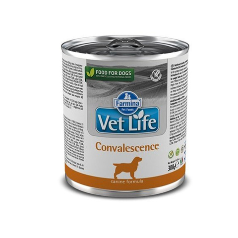 Влажный корм Farmina Vet Life Dog Convalescence в период восстановления для собак, 300 г. (Фармина Конвалесценс  ВетЛайф паштет консервы)