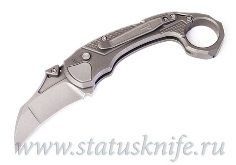 Нож Hoback Tactical Toucan Karambit Керамбит CPM-20CV Titanium
