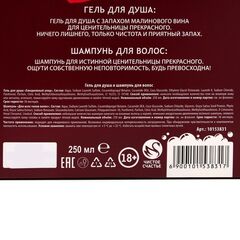 Подарочный набор «Для ценительницы прекрасного»: гель для душа и шампунь - 