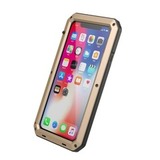 Чехол бронированный Taktik Extreme для iPhone X, Xs (Золотой)