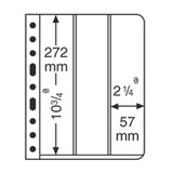 Лист для банкнот VARIO,Варио 3 ВЕРТИКАЛЬНЫЕ ячейки, прозрачный