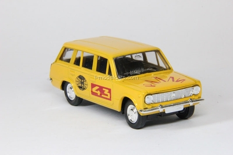 VAZ-2102 Lada Rally #43 yellow Agat Mossar Tantal 1:43