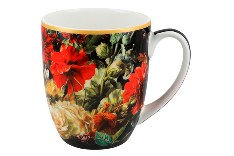 Кружка 400мл Carmani Натюрморт с маками Х. Рейкерс