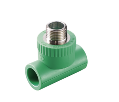 Тройник с наружной резьбой RIIFO Alba PP-R/латунь 32-1/2"НР-32 зеленый