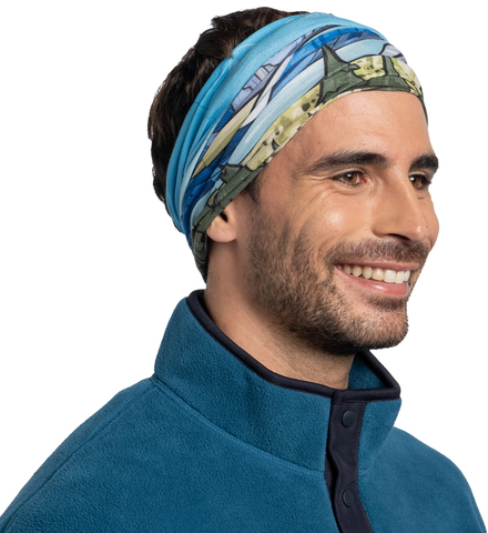 Картинка бандана-труба Buff CoolNet Glacier - 5