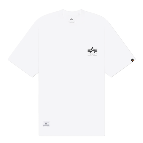 Футболка Alpha Industries Garment Type Tee White (Белый)