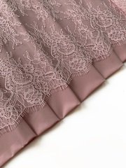 Кружево реснички розовые (24*290 см)