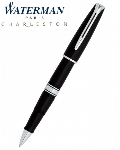 Ручка-роллер Waterman Charleston Ebony Black CT (S0701050)