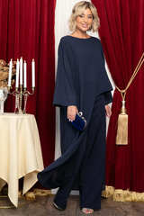 Блуза Лестия (синяя) Б14740-16М LT Collection