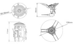 Туристическая газовая горелка Fire-Maple FMS-200