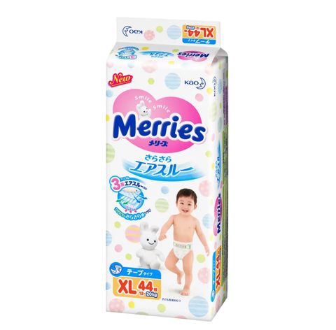 5 - Подгузник Merries XL 40шт (12-20кг)