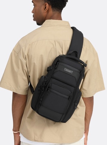 Картинка рюкзак однолямочный Ozuko 9805 Blue - 9