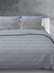 КПБ. Поплин. "Позитив. Светло-серый", 100% хлопок