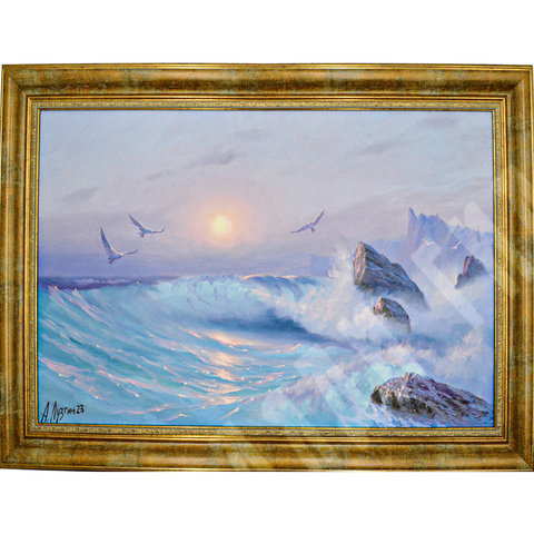 Лузгин А. А. Меотида. Холст, масло. Россия, 2023 г.