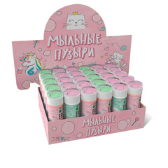 Мыльные пузыри, Единорожки/Единорог и Котики, 60 мл, 1 шт.
