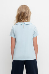 блузка  для девочки  К 302494/ледяная вода