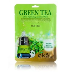 Тканевая маска с зеленым чаем EKEL Green Tea Ultra Hydrating Essence Mask