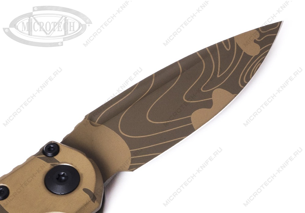 Нож Microtech LUDT 1135S-1TPBNCS-Z4 Topographic Badlands