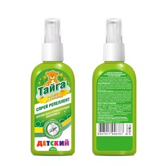 69-8-222 Спрей от комаров детский, репеллент, ИН-107, 100 мл Тайга