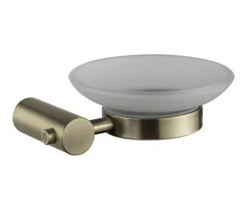 Мыльница стеклянная навесная HAIBA HB8402-4 бронза