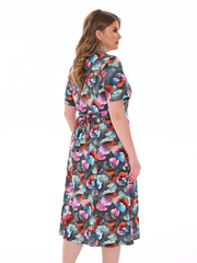 4536 Халат на пуговицах