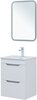 Aquanet 354885 Тумба с раковиной Практика 50 2 ящ. цв.белый глянец (354885)