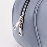 Сумка Саломея 2042 гладкий серо-голубой