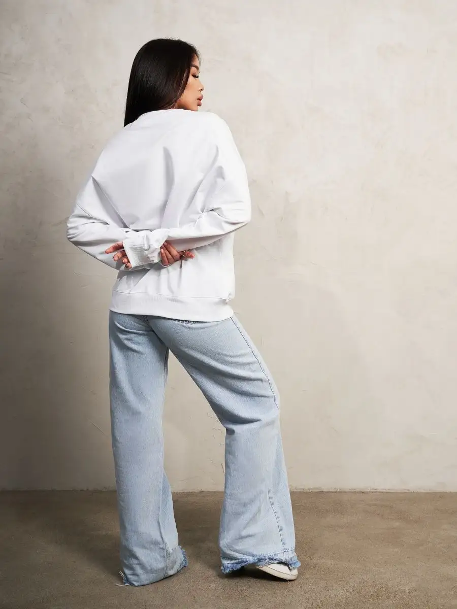 Лонгслив оверсайз женский мужской спортивный с принтом аниме