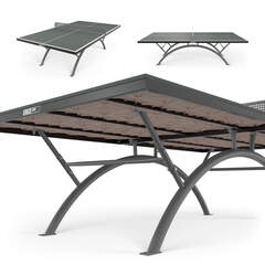 Антивандальный теннисный стол UNIX Line 14 mm SMC серый