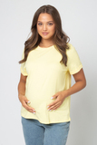 Футболка для беременных 13759 жёлтый
