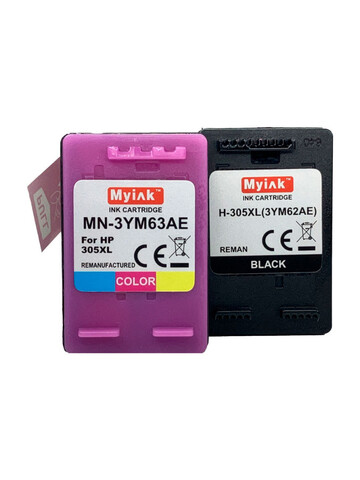 Комплект картриджей Myink 305XL (3YM62AE/3YM63AE black+color) для принтера HP DeskJet 2320/2710/2720
