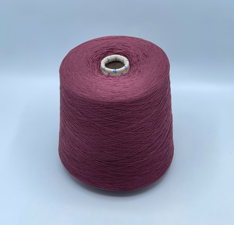 Бобинная пряжа,Cotton combed, 1693м. 100%Хлопок, Приглушенно-бордовый(149), 39323