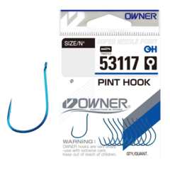 53117 № 10 Крючки OWNER Pint Hook-Blue / продажа от 5 уп.
